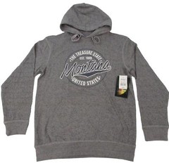 New Montana The Treasure State Est. 1889 Mens Sizes S-M-L-XL-2XL-3XL Gray Hoodie