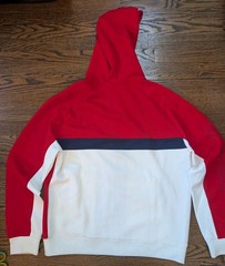 Sergio Tacchini Sora Zip Up Hoodie / Color- Adrenaline Rush / Size MEDIUM