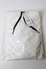 Adidas A530 Textured Mixed Media Hooded Sweatshirt Size Large New with Tag