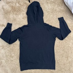 Nike Hoodie Men Medium Black Pullover Fleece Hooded Sweatshirt Pocket Pre-Owned