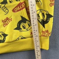 Southpole Astro Boy Hoodie Junior Size Small Yellow AOP Hooded Sweatshirt Boys
