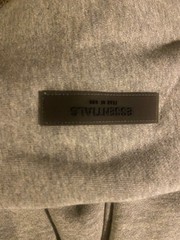 essentials hoodie dark oatmeal medium