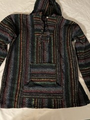 Unbranded Woven Hoodie Multicolor Size Xl See Pictures Detail/ Wear