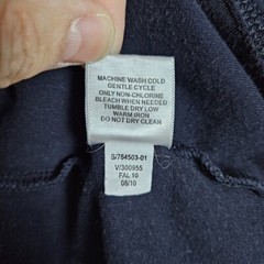 Banana Republic Dark Blue 1/4 Quarter Zip Size XL Pullover 100% Cotton WORN IN