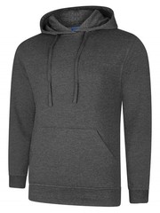UNEEK UC509 Deluxe Hoodie | Unisex Soft Casual Pullover Sweatshirt | Plain