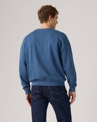 Levi’s Delaney Sweatshirt Men’s Blue French Terry Crew Neck Relaxed Fit JAX1862