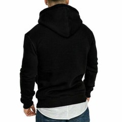 Men Hoodie Casual Hooded Solid Pocket Slim Fit Sweatshirts Pullover Sweater Tops