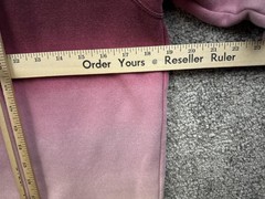 Hollister Hoodie Teens Medium Pink Ombre Fleece Pullover California Logo