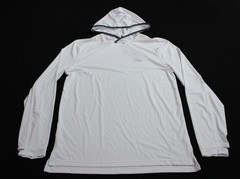 Eddie Bauer Men’s Lightweight Breathable Long Sleeve Hoodie BL1 White Small