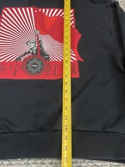 Li Ning Hongqi Car Sweatshirt Mens XL Red Flag Racing Streetwear Pocket Hoodie