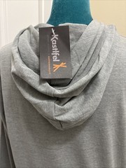 Kastlfel Hoodie Lightweight Sustainable Organic Cotton Gray California Small NWT