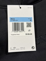 Air Jordan Black Hoodie Size M