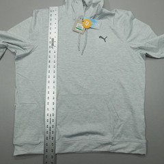 Puma Cloudspun Progress Hoodie Men’s Performance Sweatshirt Grey Heather NWT