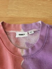 OBEY Sustainable Tie-Dye Sweatshirt Size Large