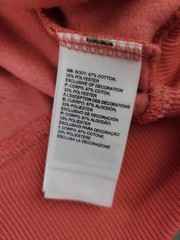 The North Face Men’s L Hoodie Coral Pink Box Logo Never Stop Exploring NWT