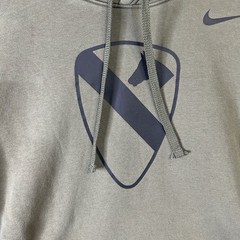 Nike Hoodie Men’s XL U.S. Army Olive Green Pullover Sweatshirt Military Logo