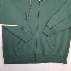 Hollister Dark Green Full Zip Hoodie Men’s Large Soft Fleece Front Pockets