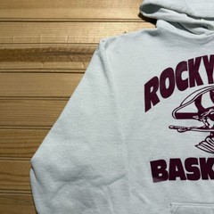 Vintage 90s Rocky River Basketball Pirate Fleece Pullover Hoodie USA – Large