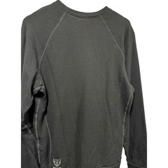 Navas Lab Raglan Sweatshirt Black Bamboo Rayon Cotton Canada Gorpcore Sz Med
