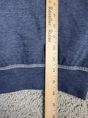 Universal Studios Hoodie Mens M Blue Pullover Fleece Hooded Pockets Logo