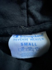 Champion Reverse Weave Hoodie Men’s S Varsity Letter C Patch Vintage Sweatshirt