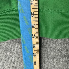 John Deere Mens Green Quarter Zip Hoodie Embroidered Logo Sweatshirt XL Farmcore