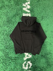 Fear of God Essentials Black Stretch Limo Hoodie Brand New Size S!