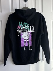 Metal Umbrella Men’s Pullover Hoodie Sweater Black XXS extra Extra Small