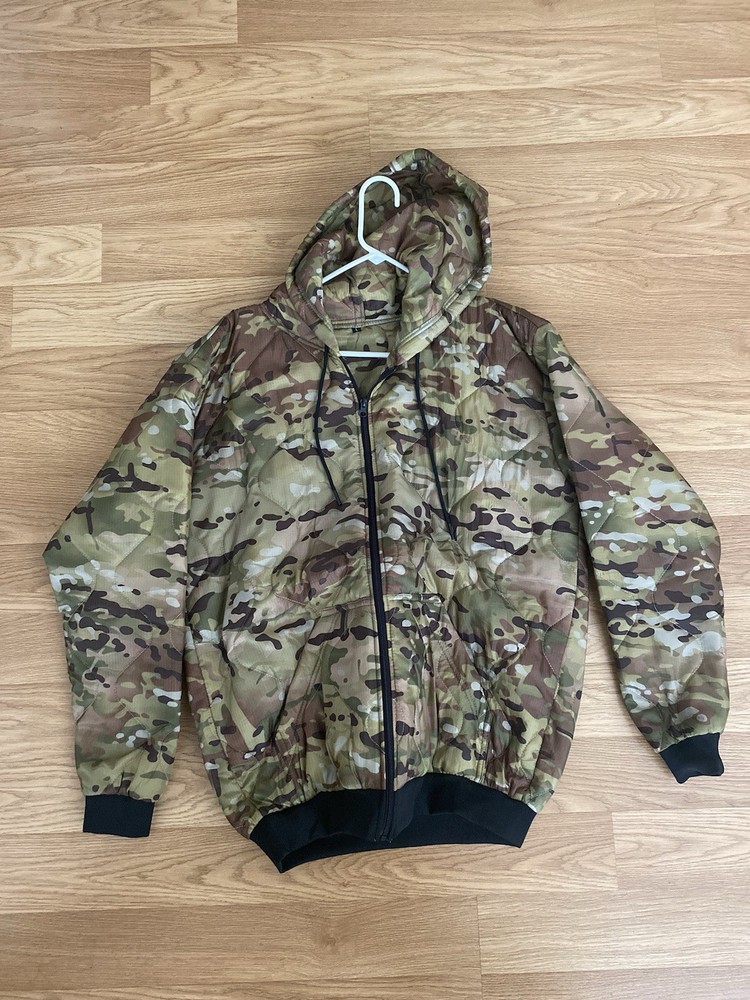Woobie Hoodie jacket zip up OCP LARGE Light Weight Tactical MULTICAM Military
