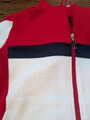 Sergio Tacchini Sora Zip Up Hoodie / Color- Adrenaline Rush / Size MEDIUM