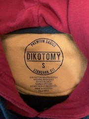 Dikotomy Pot Leaf Hoodie Pullover Mens Small Streetwear Y2K Skater Hip Hop