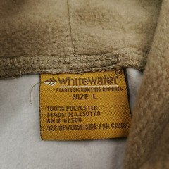 White Water Hoodie Mens Large Brown Camo Fleece Pullover Dream Season Hunting