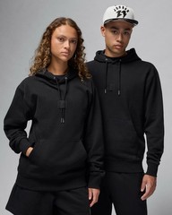 NEW Nike Jordan Flight Fleece Pullover Hoodie Black FV7247-010 Men’s Size M
