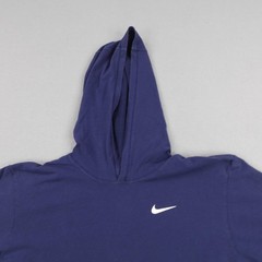 Nike Hoodie Mens Large Blue Dri Fit Hooded Shirt Pullover Sweatshirt Lightweight