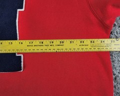Vintage Tommy Hilfiger Sweatshirt Men’s Size Large Red Crewneck Pullover 90s