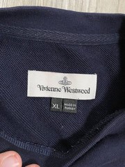 Vivienne Westwood Basic Logotype Sweatshirt Dark Blue Size XL Men’s