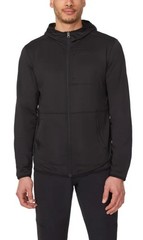 Merrell Men’s Full Zip Hoodie L, Grid Fleece Jacket Moisture Wicking Stretch NEW