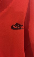 Nike Men’s Red Hoodie | 4Extra Large With Full Zip Front And Zip Pockets.