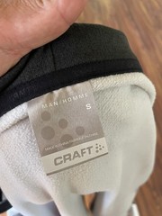 CRAFT Men’s Full Zip Hooded Jacket Gray Melange Size S Excellent 9.5/10