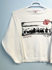 Vintage 80s Cherokee Chisholm Trail Sweatshirt Small Cowboy Western Oklahoma