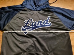 InPlay LUND BOATS Fishing Hoodie Sweatshirt Sz Large Microfiber Fleece Athletic