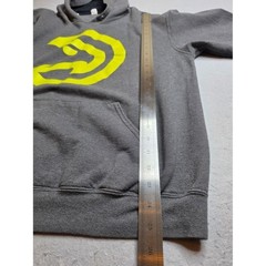 Source Unknown Hoodie Men’s Large Gray Hawks Graphic Long Sleeve Kangaroo Pocket