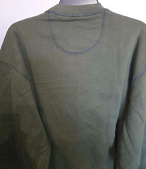 Arrow Mens XXL green Sueded Fleece LS Crew Neck Pullover Sweatshirt Sweater B200