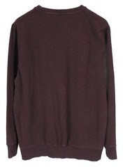 WHYRED Murry Textured Sweatshirt Mens XL Pullover Crew Neck Burgundy