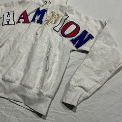 VTG Champion Varsity Letter Spell Out Hoodie Men’s Small Reverse Weave Sweatshir