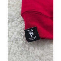 Invisible Bully Red Graphic Hoodie Mens Small Brooklyn Streetwear Sweatshirt