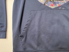 RealTree hooded sweatshirt Mens Medium navy blue camo america red white blue