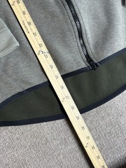 Nike Tech Fleece Windrunner Hoodie Mens Large Green Gray 885904-473