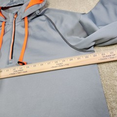 Under Armour Hoodie Men Large Combine Training All Season Gear Fleece Gray