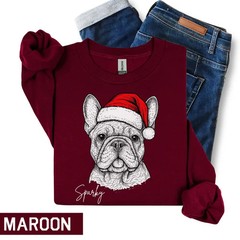 Dog Cat Christmas Sweatshirt Pet Lover Holiday Animal Apparel Gift